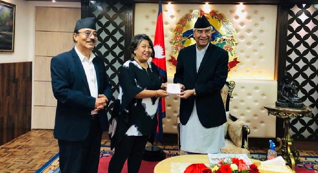 विवेकशील साझाकी नेतृ अनुपा श्रेष्ठ कांग्रेस प्रवेश